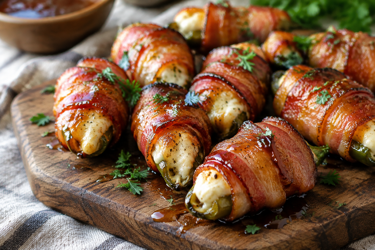Crispy Bacon-Wrapped Mozzarella Poppers Recipe – allhoursrecipes