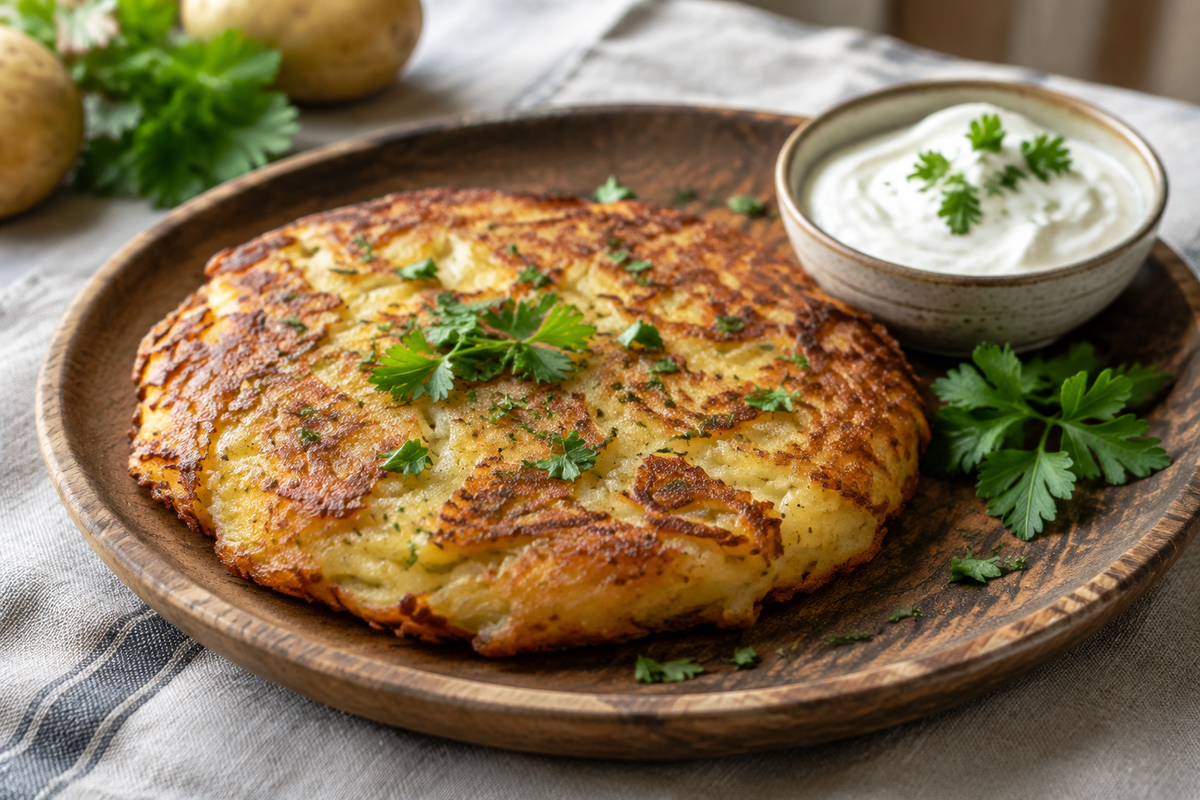 Easy Savory German Potato Cake Recipe for Dinner – allhoursrecipes