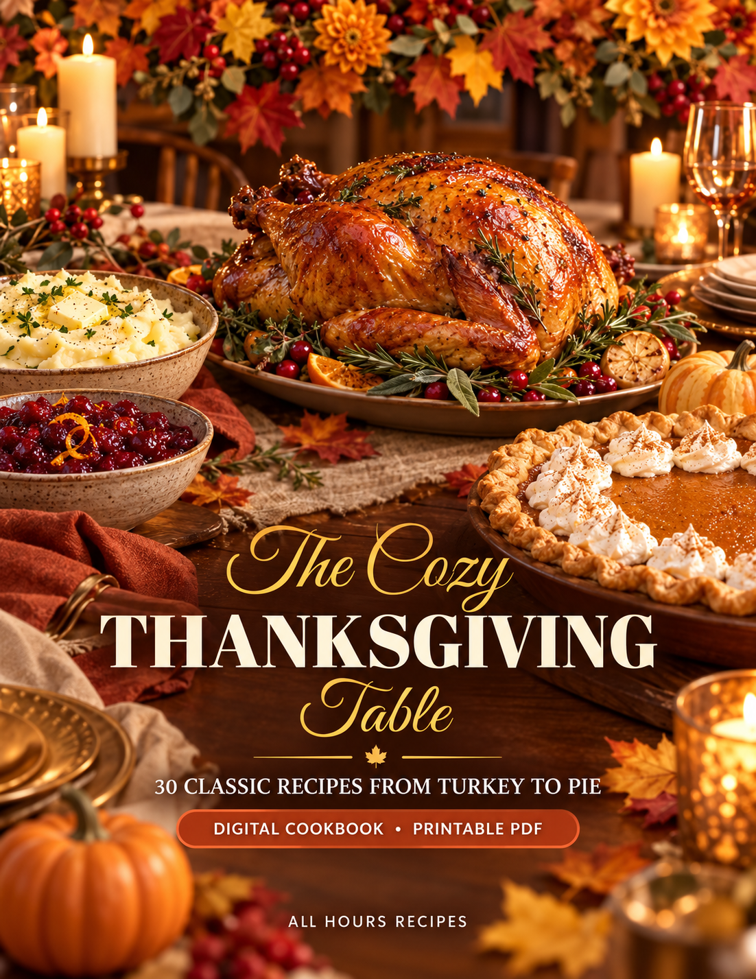 The Cozy Thanksgiving Table: 30 Classic Recipes from Turkey to Pie